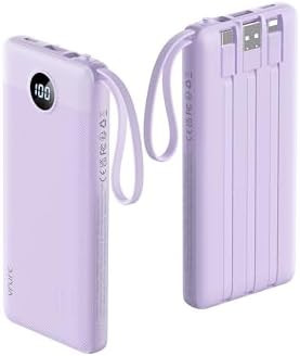 VRURC Portable Charger Power Bank, 10000mAh Travel Essentials Battery Pack, 5 Outputs 2 Inputs Sl... | Amazon (US)