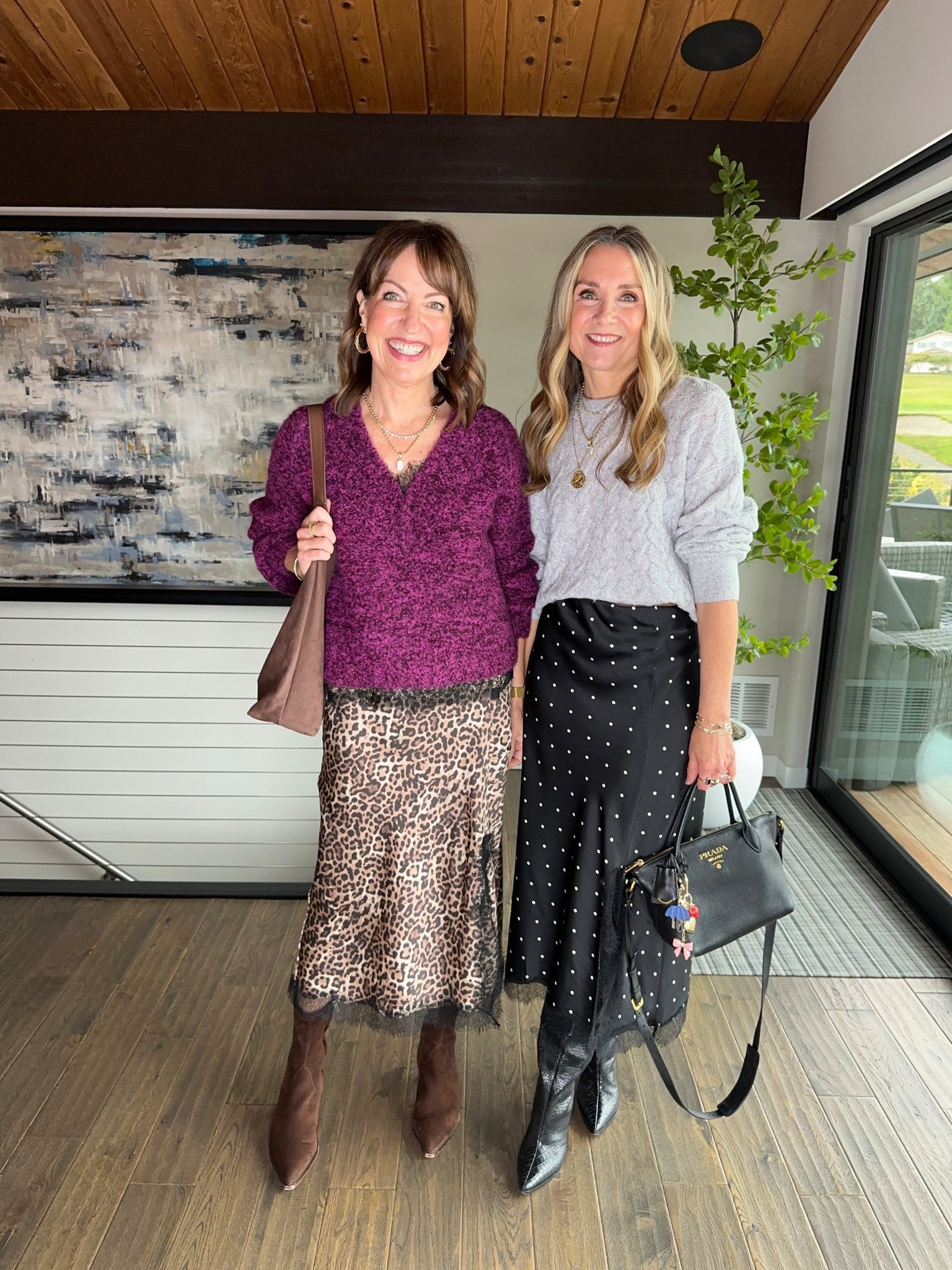 It’s so fun to have a matching set to style! These satin cami/skirt sets combine fun fall trends..animal print, polka dots, and lace trim detail! You can break up the set to take these pieces from casual to dressy! Which outfit is your favorite! 
 
Fall outfit, thanksgiving outfit 

#LTKFindsUnder50 #LTKSaleAlert #LTKOver40