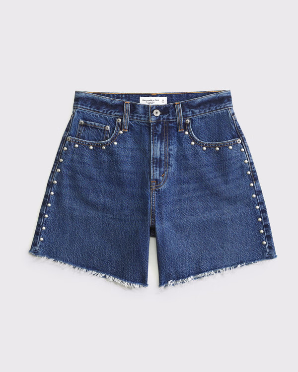 Women's High Rise Loose Short | Women's Clearance | Abercrombie.com | Abercrombie & Fitch (US)