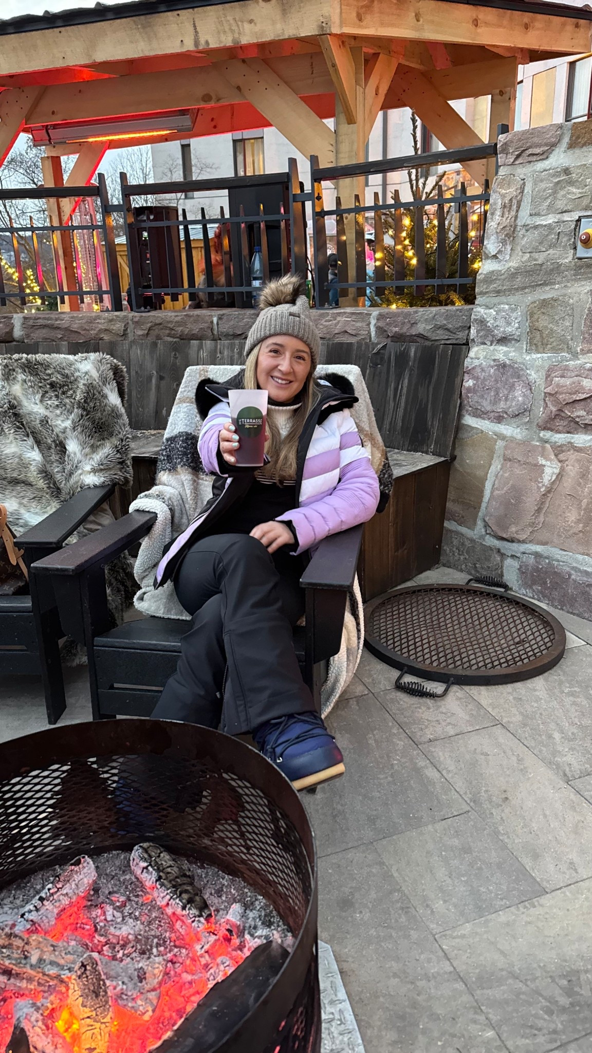 Full ski outfit! (Hat is one size, jacket and pants are a 4 (size up), moon boots are a 6, and turtleneck is a small.) 

#LTKSaleAlert #LTKSeasonal #LTKActive