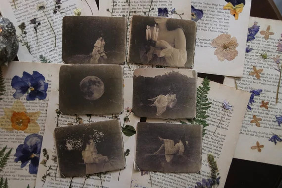 1920's Witch Vintage Photo Cards  Halloween Decor - Etsy | Etsy (US)