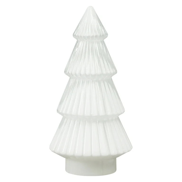 My Texas House Small White Glass Tree Decoration, 8.6" | Walmart (US)
