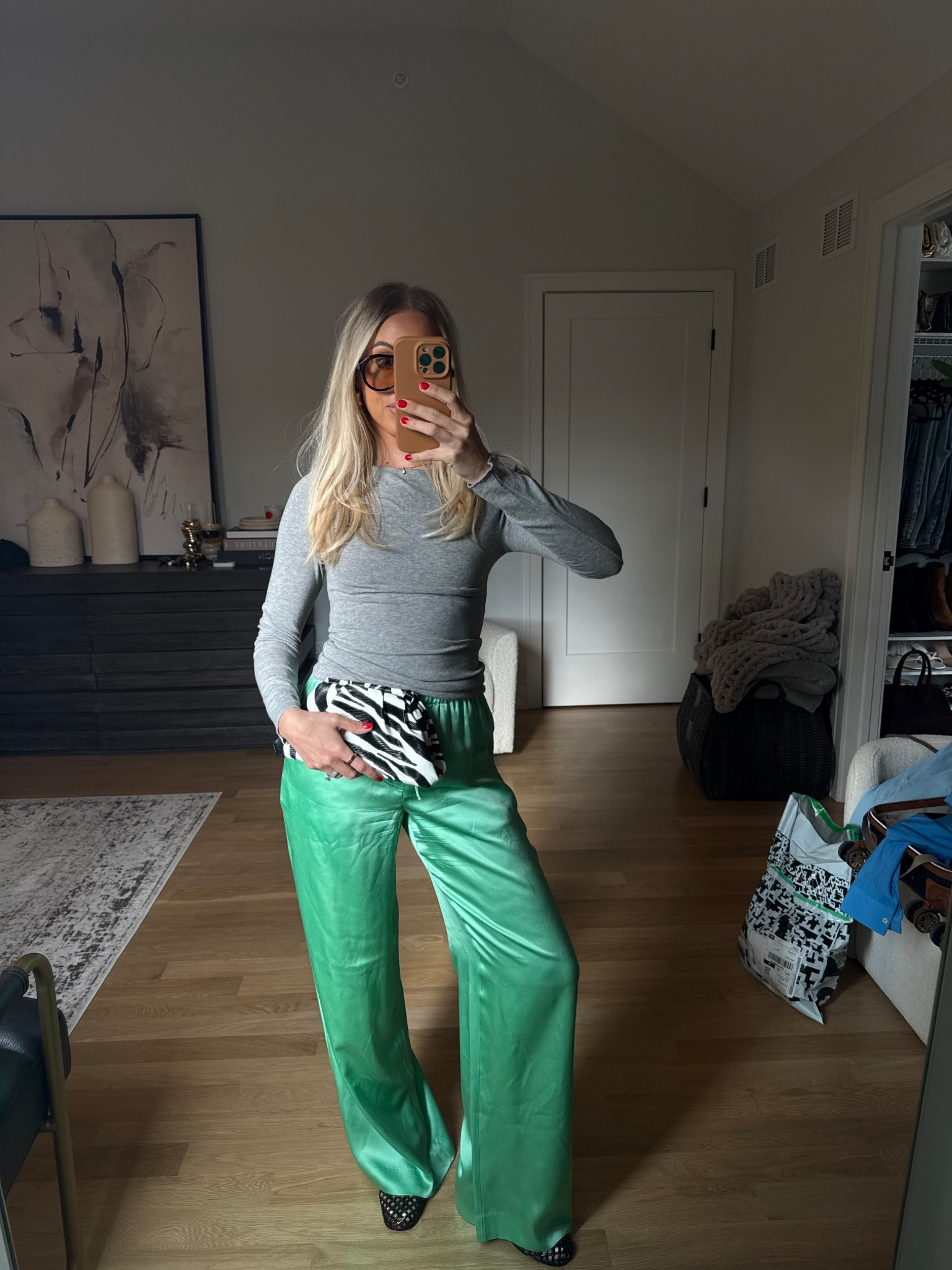 The comfiest Steve Madden Jelly shoes! 
Satin pants are old Vince but I linked similar! 

#LTKHome #LTKootd #LTKgrwm