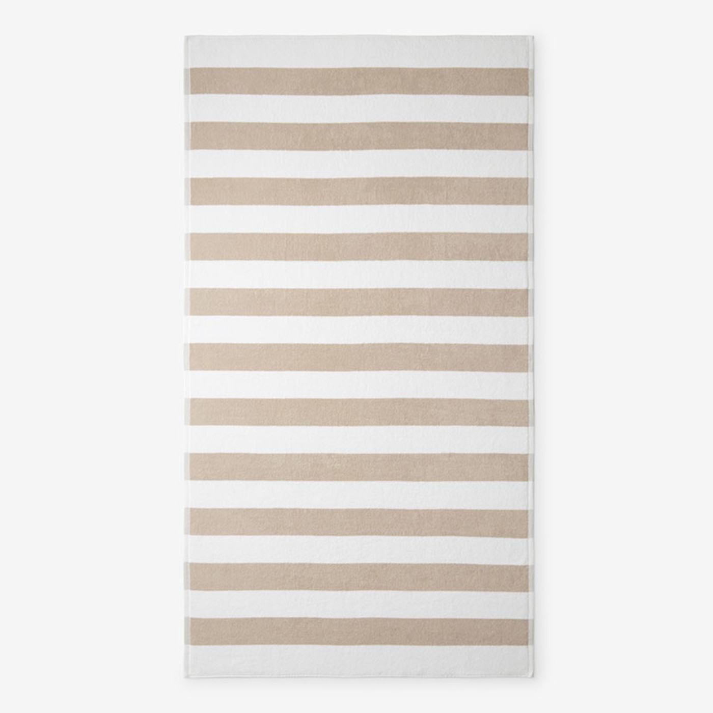 Classic Cabana Stripe Beach Towel - Taupe | The Company Store