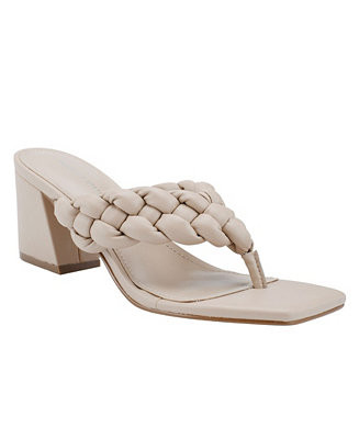 Marc Fisher Women's Galynite Block Heel Thong Sandals & Reviews - Women - Macy's | Macys (US)