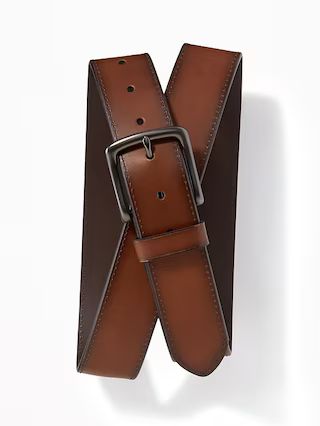 Faux-Leather Belt for Men | Old Navy (US)