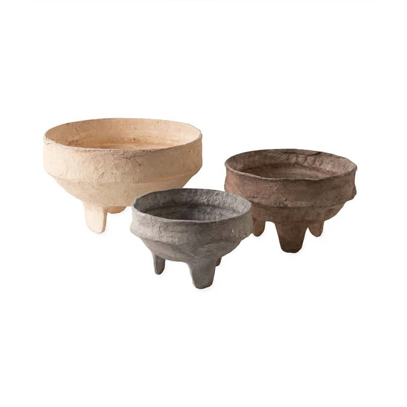 Omayra Handmade Fabric Decorative Bowl - Set of 3 | Wayfair North America