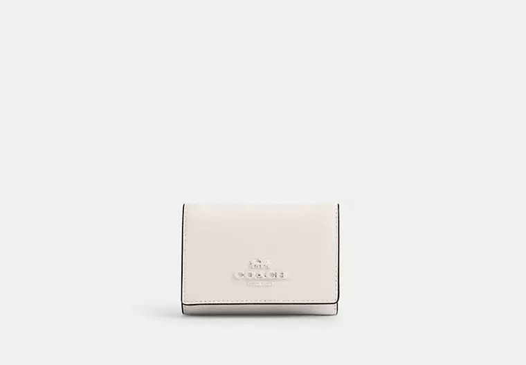 Coach Outlet Micro Wallet - White, Size: Mini | Coach Outlet US