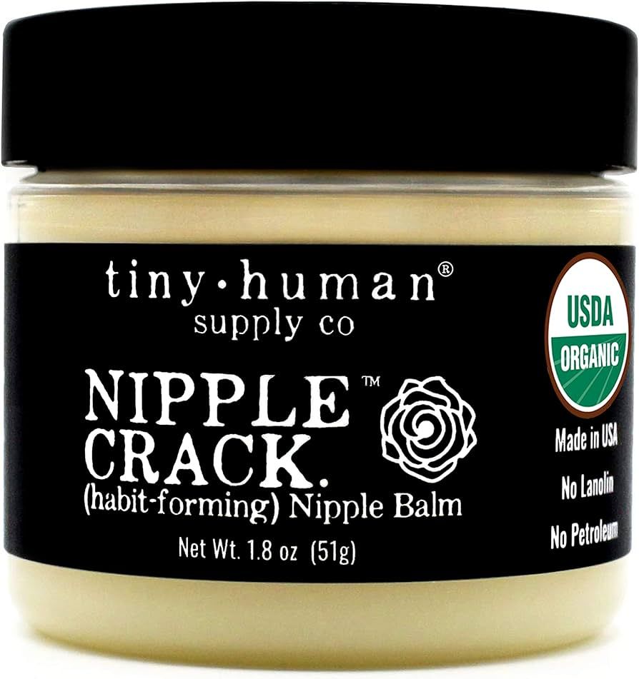 Organic Nipple Cream, Nipple Crack Lanolin Free Nipple Butter, Balm for Breastfeeding Mother, No ... | Amazon (US)