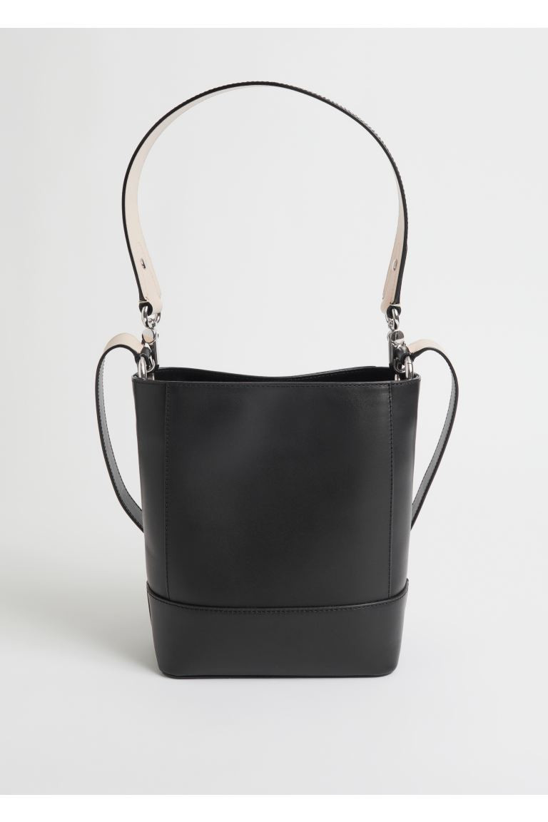 Detailed Leather Bucket Bag | H&M (UK, MY, IN, SG, PH, TW, HK)