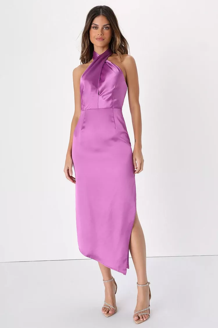 Glamorous Desires Purple Satin … curated on LTK