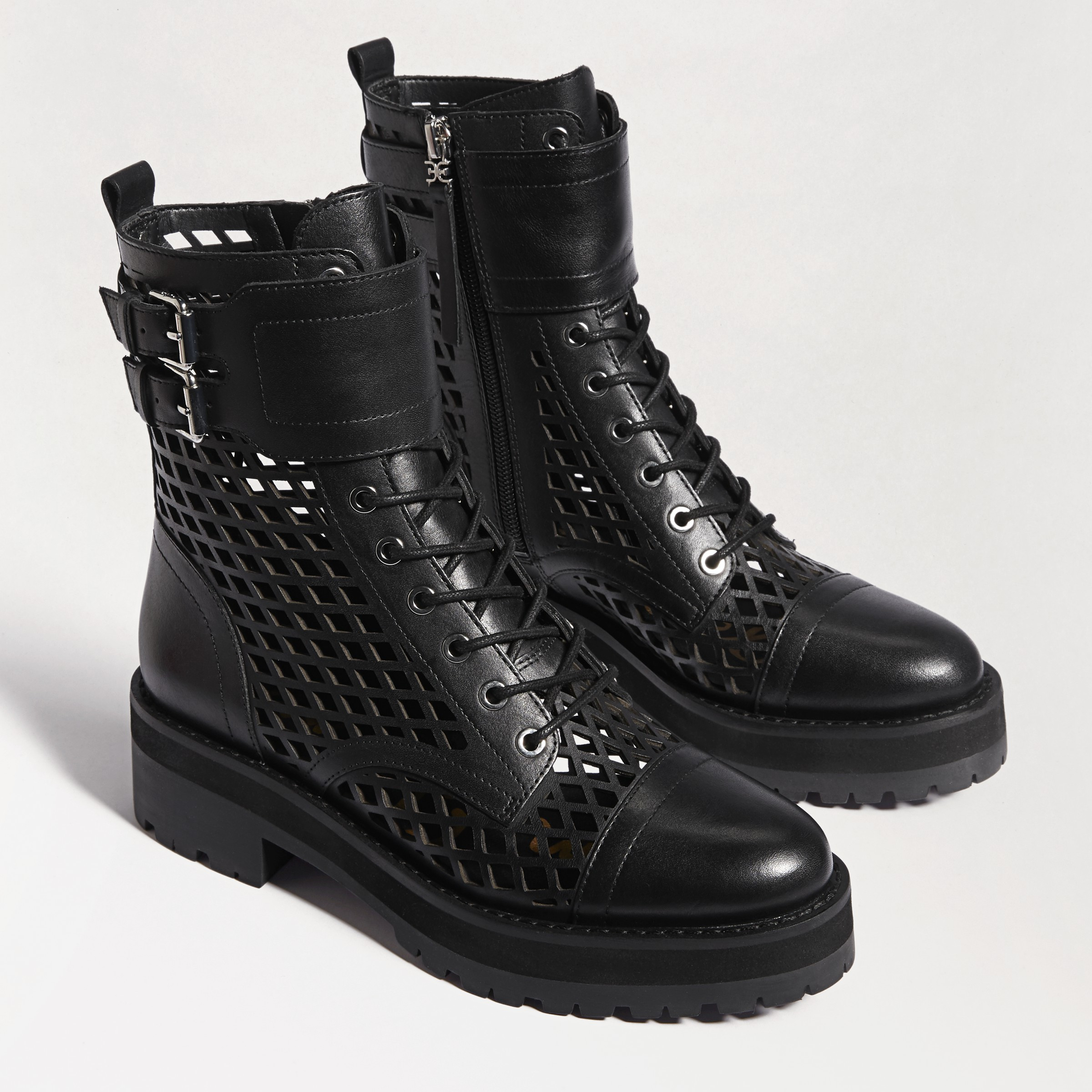 Sam Edelman Jamey Combat Boot Black | Sam Edelman
