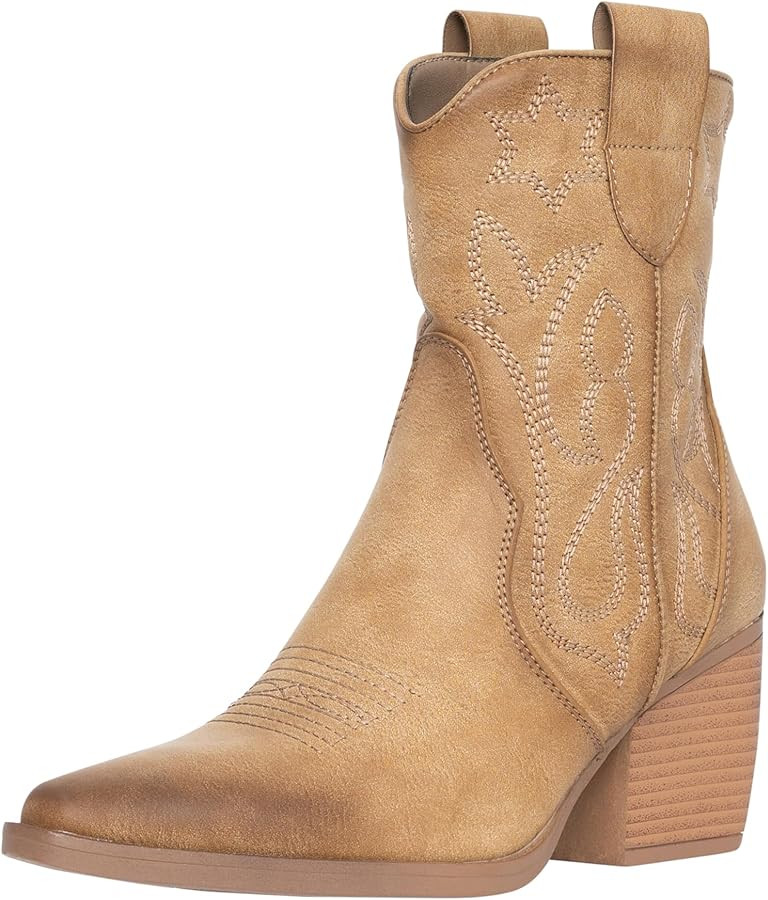 Elara Damen Stiefeletten Cowboy Boots Chunkyrayan | Amazon (DE)