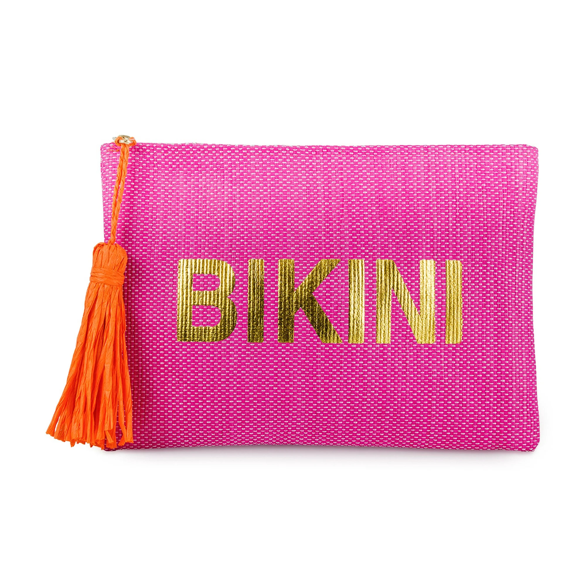 WOMEN'S INSULATED BIKINI BAG BEACH CLUTCH WITH TASSEL | Walmart (US)