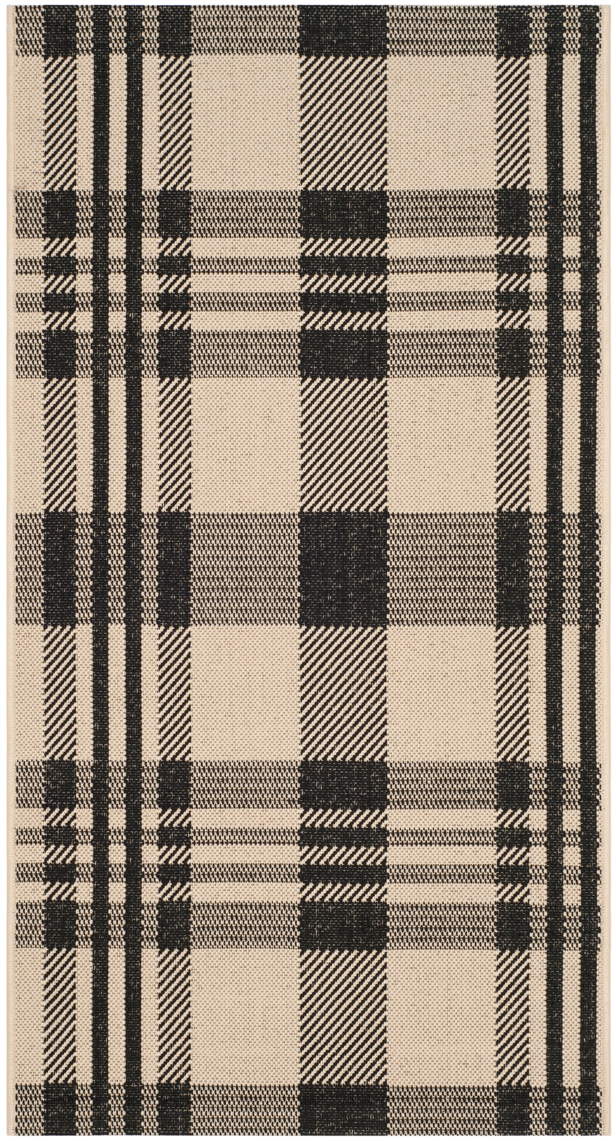 Safavieh Courtyard Benjamin Plaid Indoor/Outdoor Area Rug | Walmart (US)