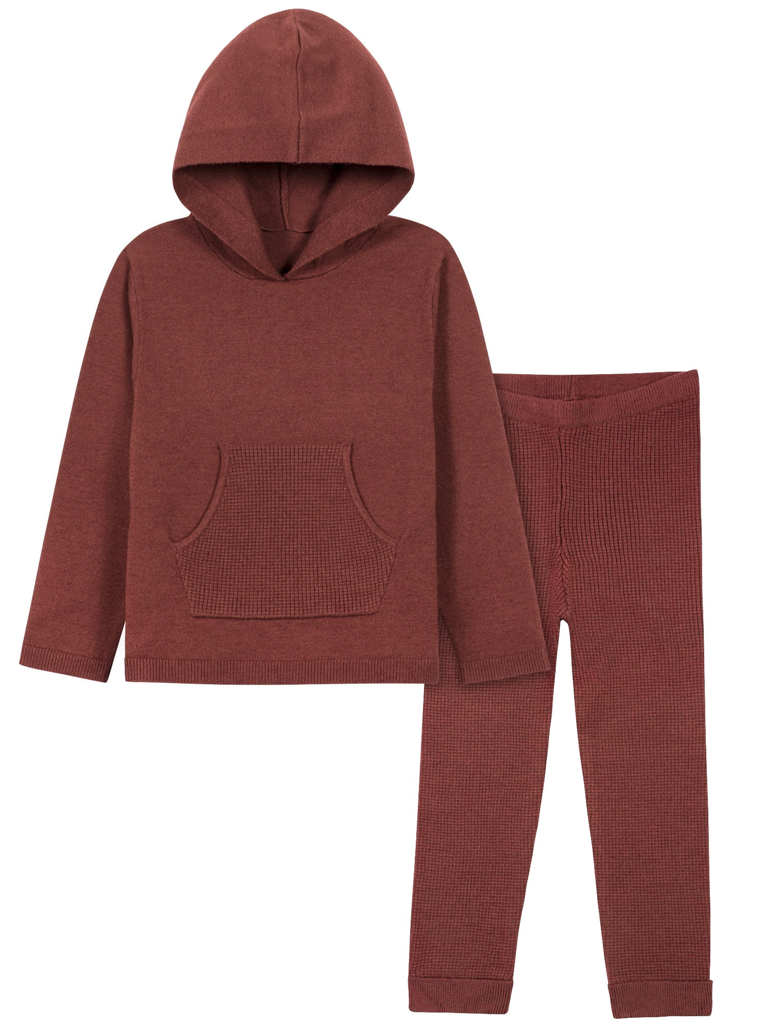 Modern Moments by Gerber Baby & Toddler Boys or Girls Unisex Sweater Knit Hoodie and Active Pant,... | Walmart (US)
