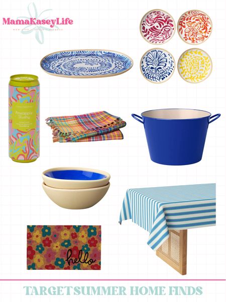 Target home decor, summer party decor, patio party decor, beverage tub, melamine plates, appetizer plates, colorful placemats, spring doormat, colorful candles, summer candles, Mother’s Day gifts, gifts for mom, summer tablecloth, bbq decor, bbq favorites, 


#LTKhome #LTKSeasonal #LTKparties