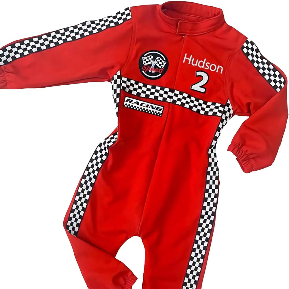 Personalized Toddler Racer Jumpsuit Custom Kids Race Car Driver Costume Baby Halloween Costume Cl... | Amazon (CA)