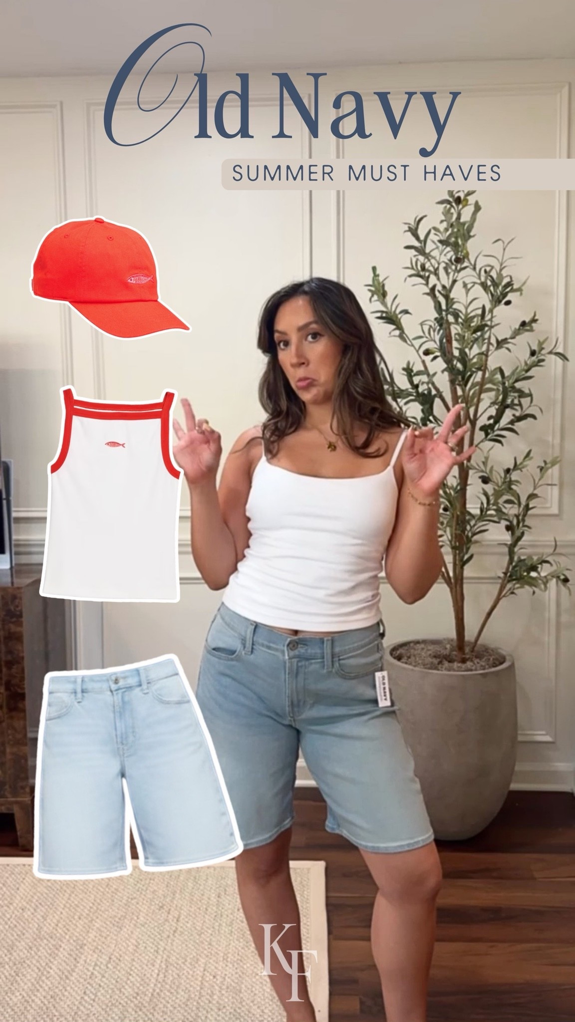 Summer must have: casual outfit

—denim shorts, baseball cap, and a fitted tank 


Old Navy, Summer Selects, Denim

#LTKootd #LTKSeasonal #LTKgrwm