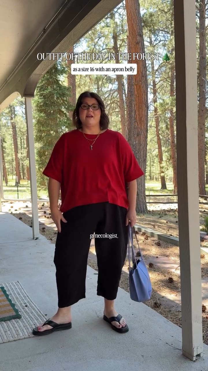 today's outfit theme is: it's so hot that I cannot wear any clothes that physically touch my body 🥵

follow @mollykaynelson for more & head to my LTK for outfit details 🌲💛

#outfitoftheday #size16style #apronbelly #comfyoutfits