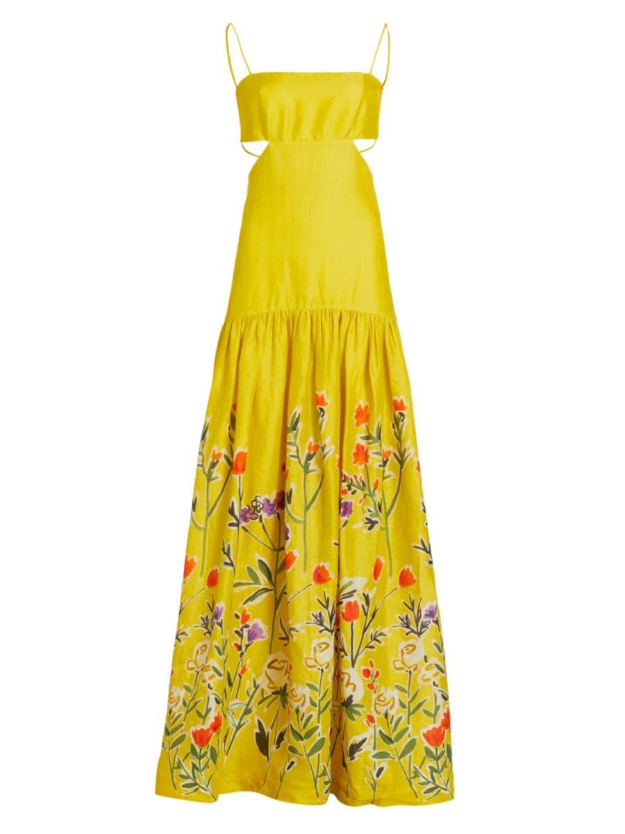 Silvia Tcherassi Shannon Floral Maxi Dress | Saks Fifth Avenue