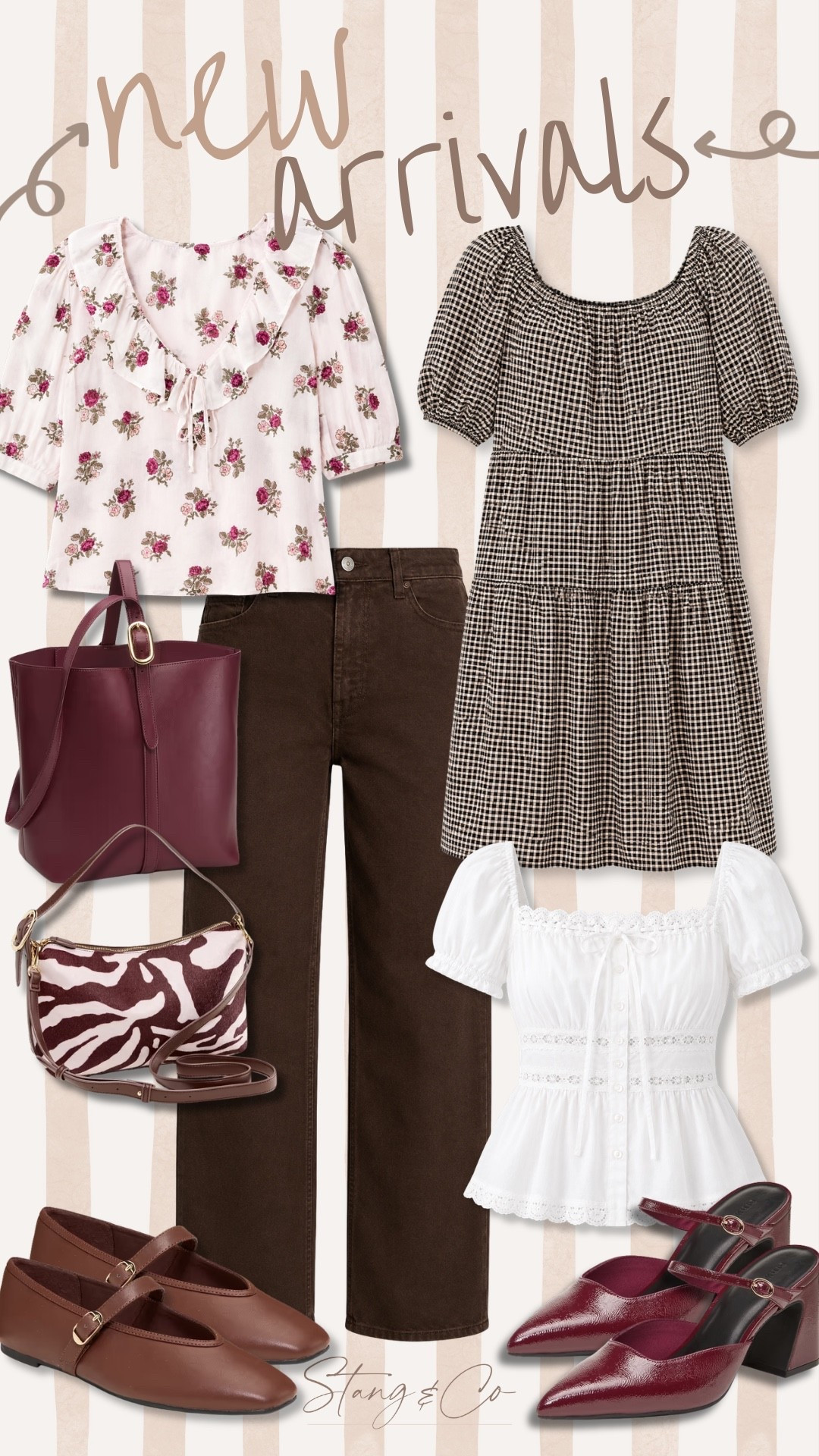 The first hints of fall are here, and these new arrivals are so good. Rich chocolate tones, feminine tops, elevated handbags, and versatile dresses that can be worn now with flats or later with boots and layers. These are the kinds of pieces that make transitioning into a new season feel easy.

New arrivals, fall fashion, early fall outfits, chocolate brown trend, fall dresses, handbags, Mary Jane flats, elevated basics, transitional style, boutique fashion, StangandCo

#LTKootd #LTKSeasonal #LTKTall