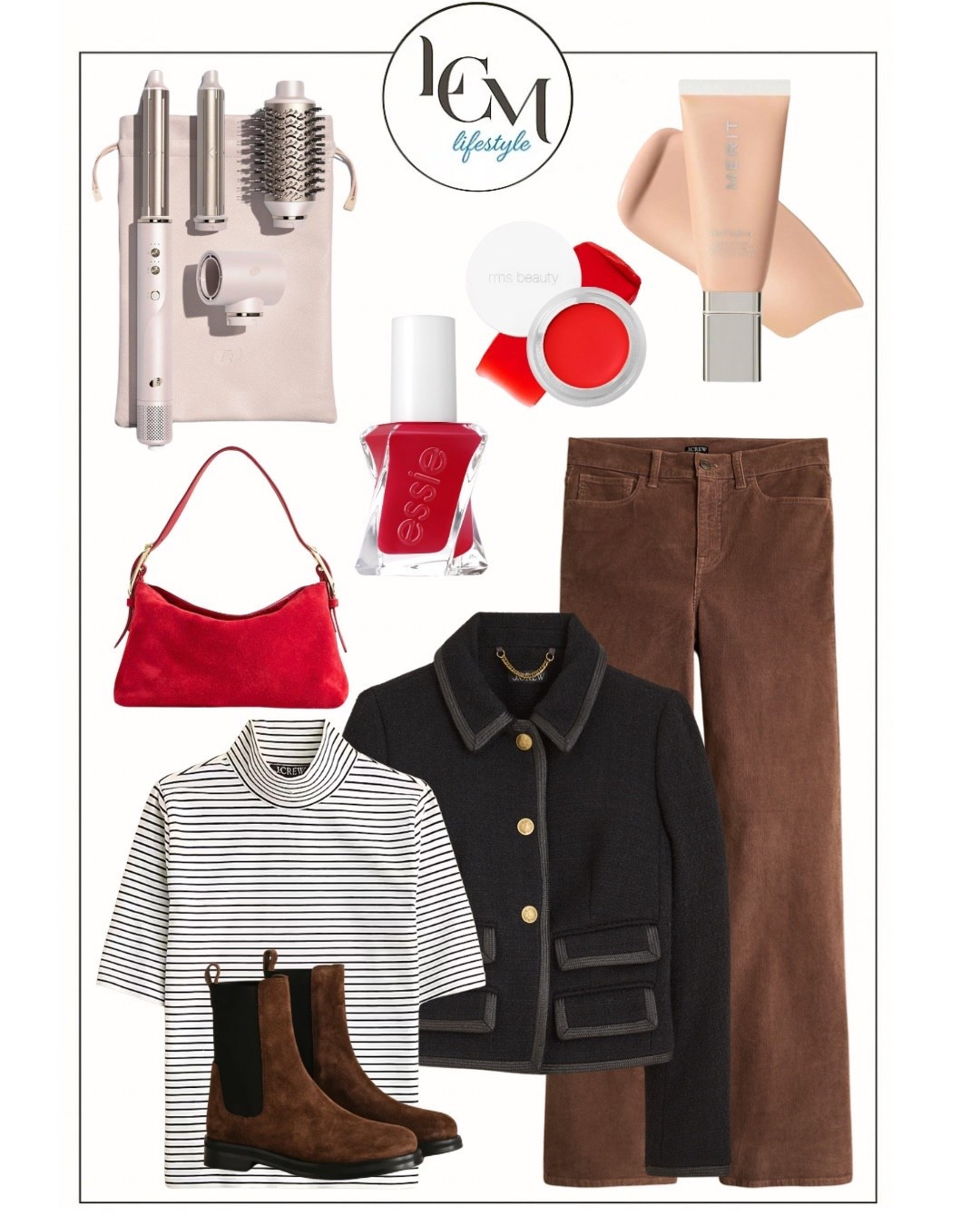 Stripes, suede, and a pop of red! Effortless layers that take you from weekday polish to weekend chic. #LCMLifestyle

#LTKStyleTip #LTKBeauty #LTKFindsUnder50