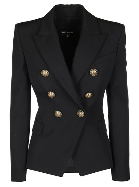 Balmain Double Breasted Blazer | Cettire Global