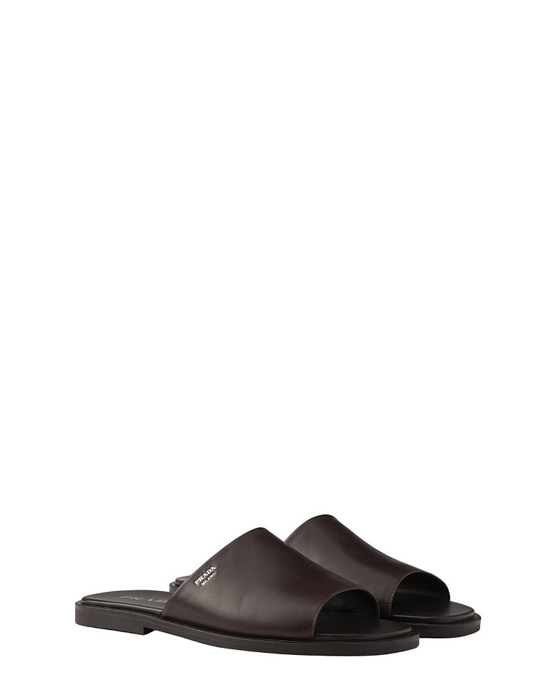 Prada Men's Leather Slides | Bloomingdale's (US)