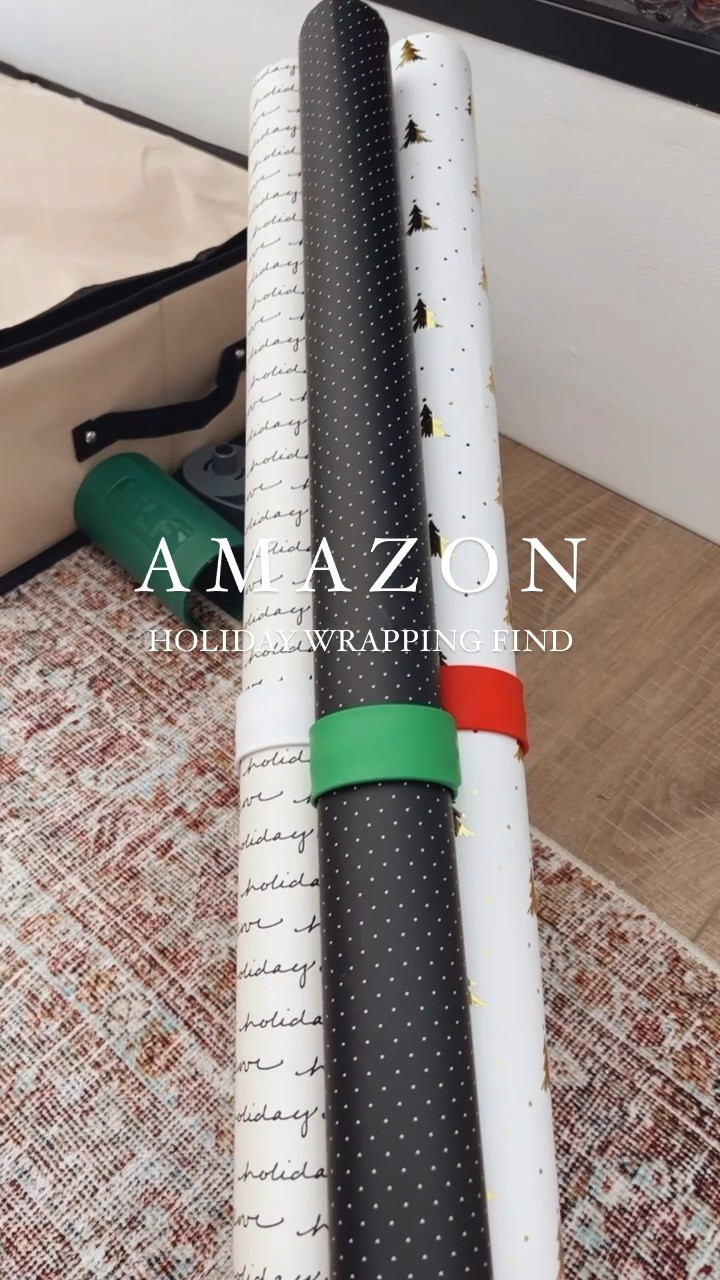 Amazon Holiday Wrapping Paper Hack! Love using these silicone bands to secure my wrapping paper rolls. 
Holiday find, wrapping ideas, Christmas decor, holiday organization 

#LTKHoliday #LTKSeasonal #LTKHome