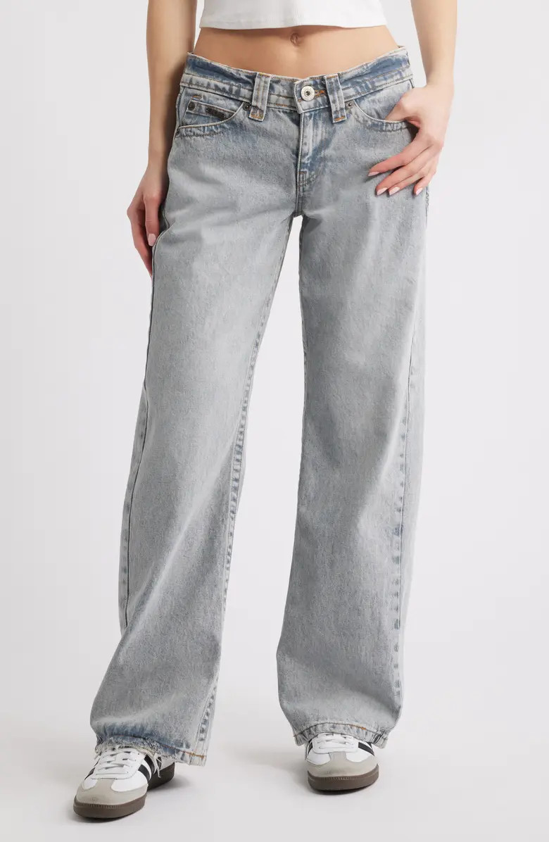 Kayla Low Rider Baggy Jeans | Nordstrom