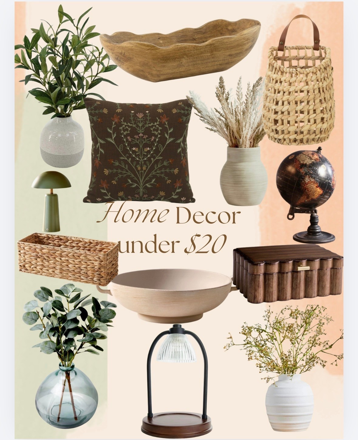 Home Decor $20 and under! 