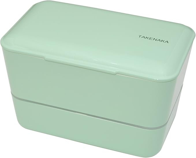TAKENAKA Bento Bite Dual from, Eco-Friendly and Sustainable Japanese Style Bento Lunch Box (Peppe... | Amazon (US)