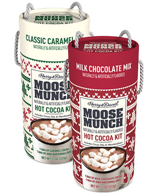 Harry & David Moose Munch 2 Pack Milk Chocolate and Classic Caramel Cocoa Mix - Macy's | Macy's