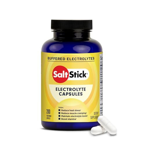 SaltStick Electrolyte Capsules with Vitamin D - 200 Count - Salt Pills with Electrolytes for Sports Nutrition, Running Supplements, Electrolyte Pills - 200 Count | Amazon (US)