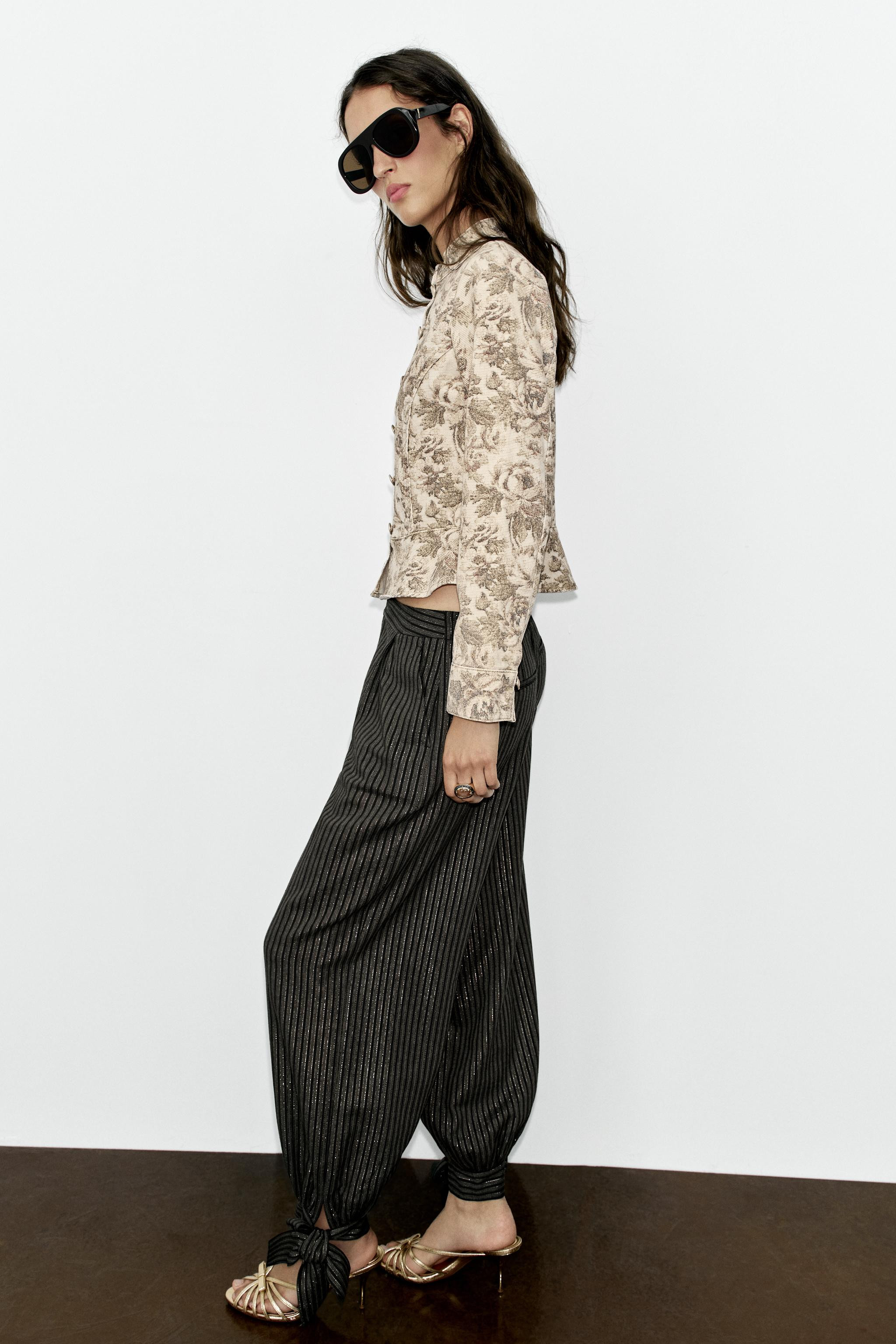 Z1975 FLORAL PRINT DENIM JACKET | Zara US