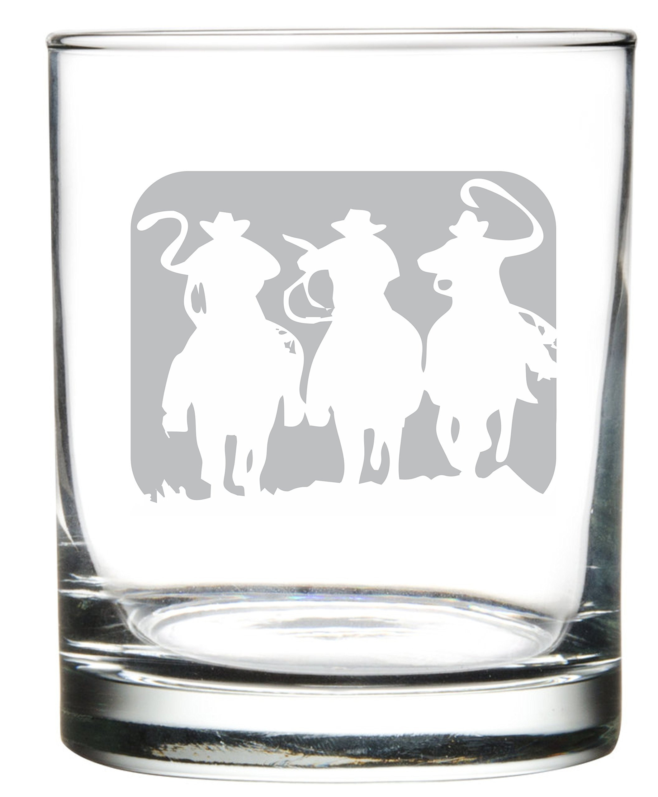 Western Cowboy Rocks Glass, 11 oz, Restaurant Quality, Laser Etched, Top Shelf Dishwasher Safe | Amazon (US)