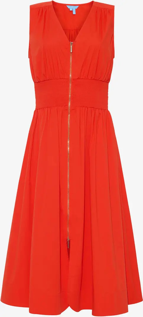 Amber Sleeveless Smocked Waist Midi Dress | Nordstrom