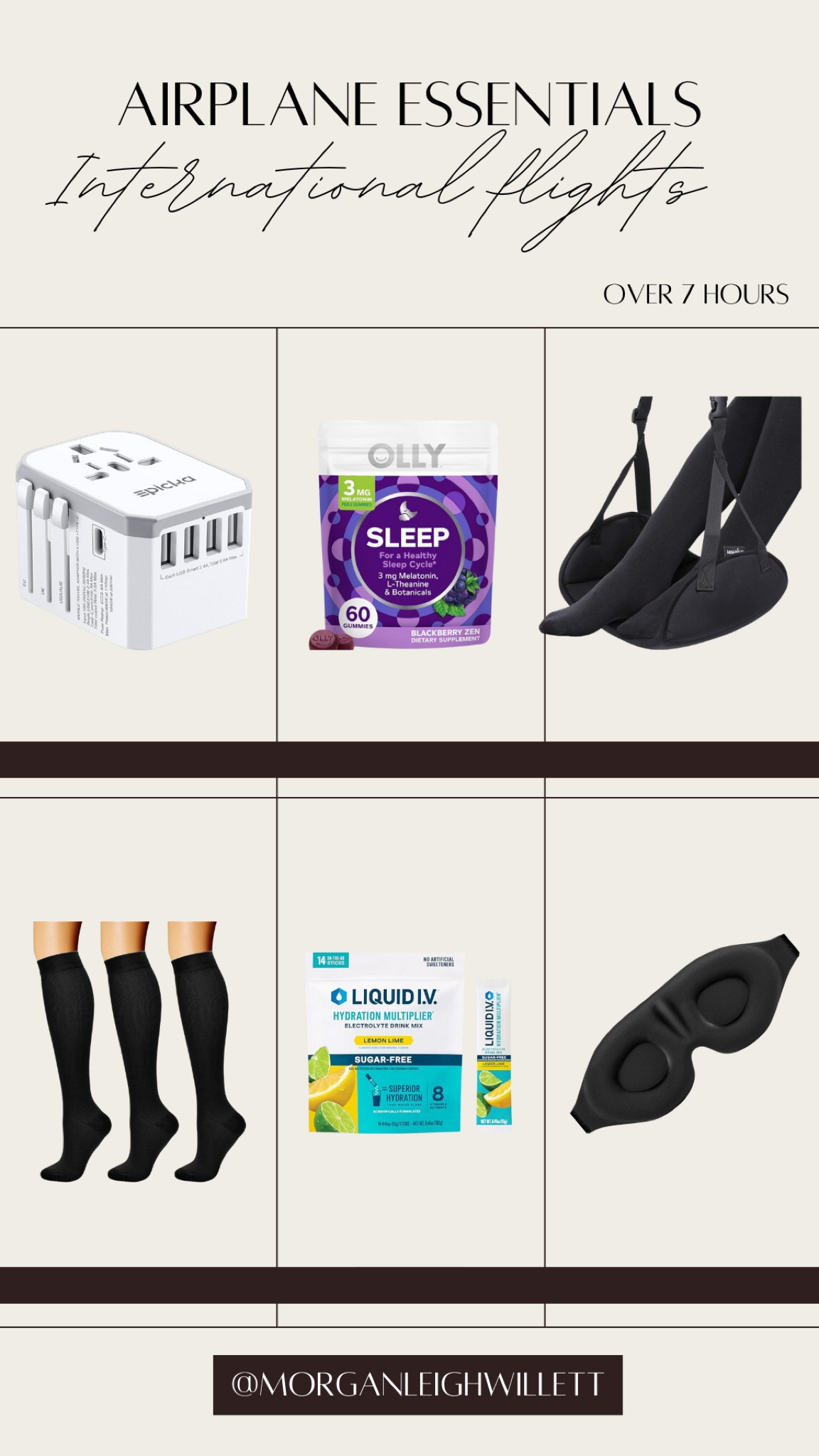 Everything you need for a LONG international flight (make sure to check my other guides to make sure you have those items in addition to these!) 

#LTKFindsUnder50 #LTKFindsUnder100 #LTKTravel