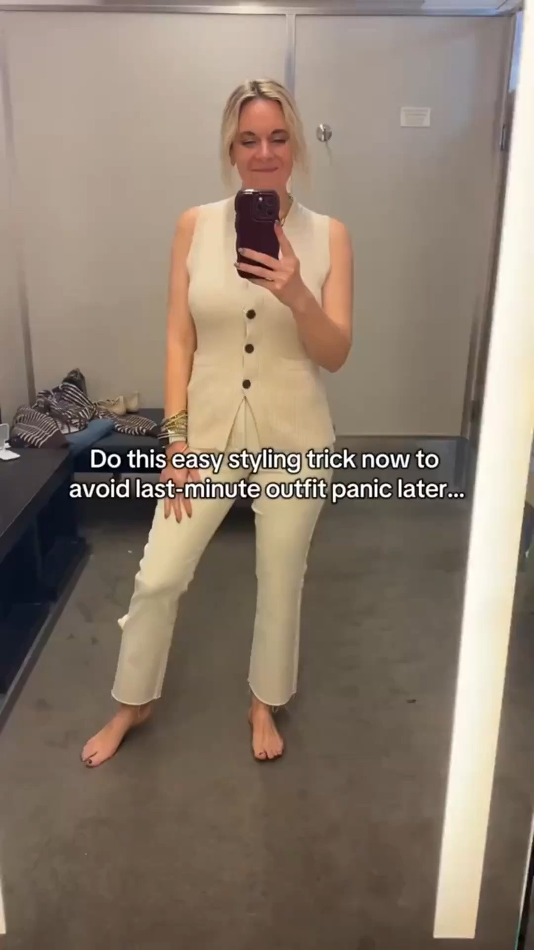 Ever stood in front of your closet last minute, stressed because nothing feels right? Avoid the panic with this easy styling trick: ✨ Pre-plan 3-5 go-to outfits that you know make you feel confident and put-together. 👖 Try them on now (not when you're rushing!) to make sure everything fits, feels good, and works with the right shoes & accessories. 📸 Snap a quick mirror pic so you can easily reference them when you’re in a rush. A little prep now = no stress later! Need help pulling together your perfect go-to looks? That’s what we do! Book a styling session and we’ll create effortless outfits just for you. DM us to get started! ✨👗 #personalstyling #effortlessstyle #styleover40 #nashvillestylist #personalstylist #styletipsforwomen #fashionover40 #fashionover50