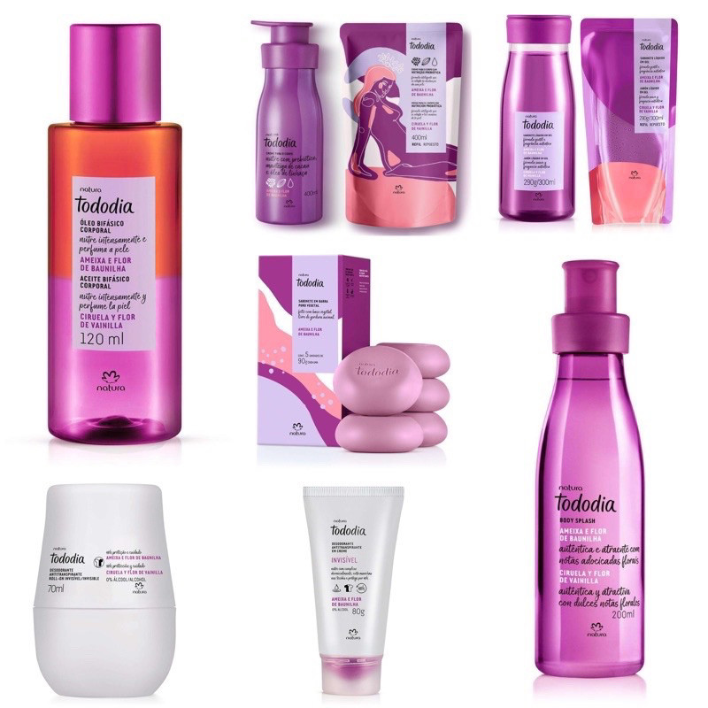 Linha Ameixa e Flor De Baunilha Natura | Shopee (BR)