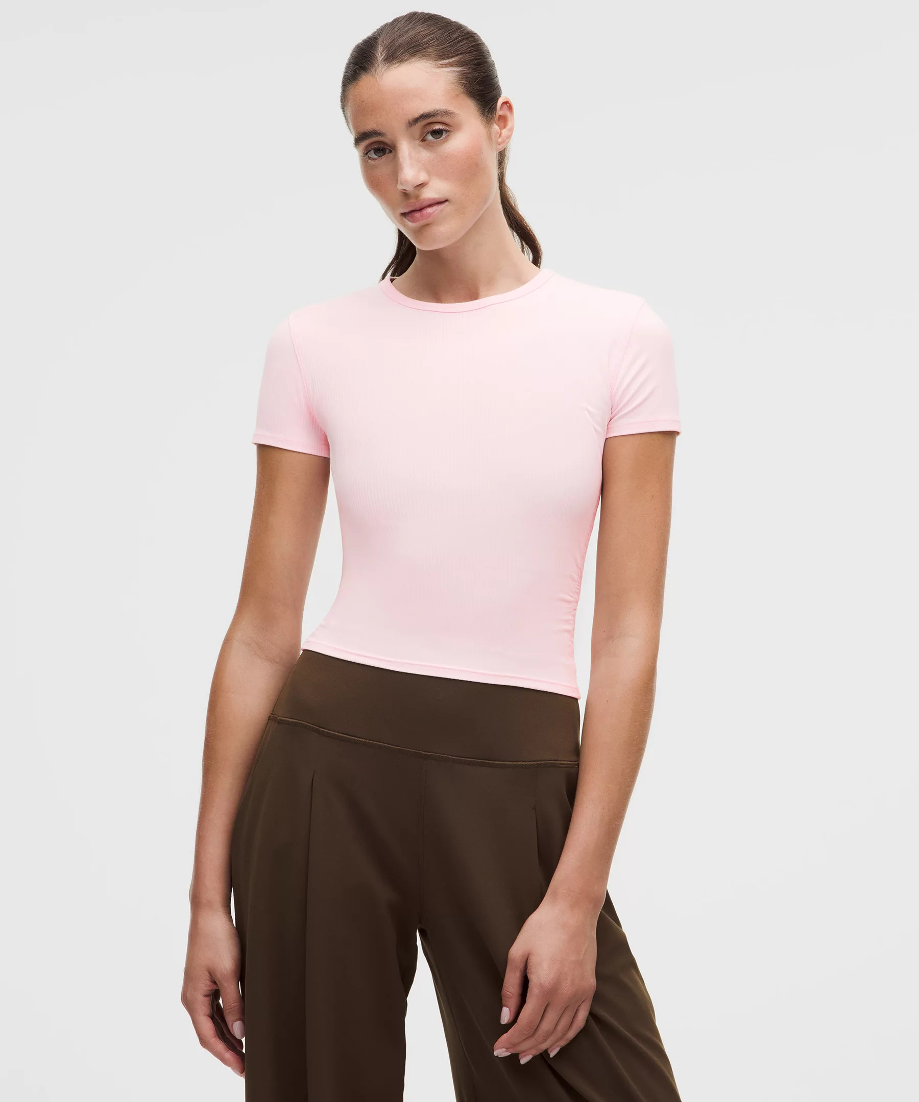 All It Takes Ribbed Keyhole Short-Sleeve Shirt | Lululemon (US)