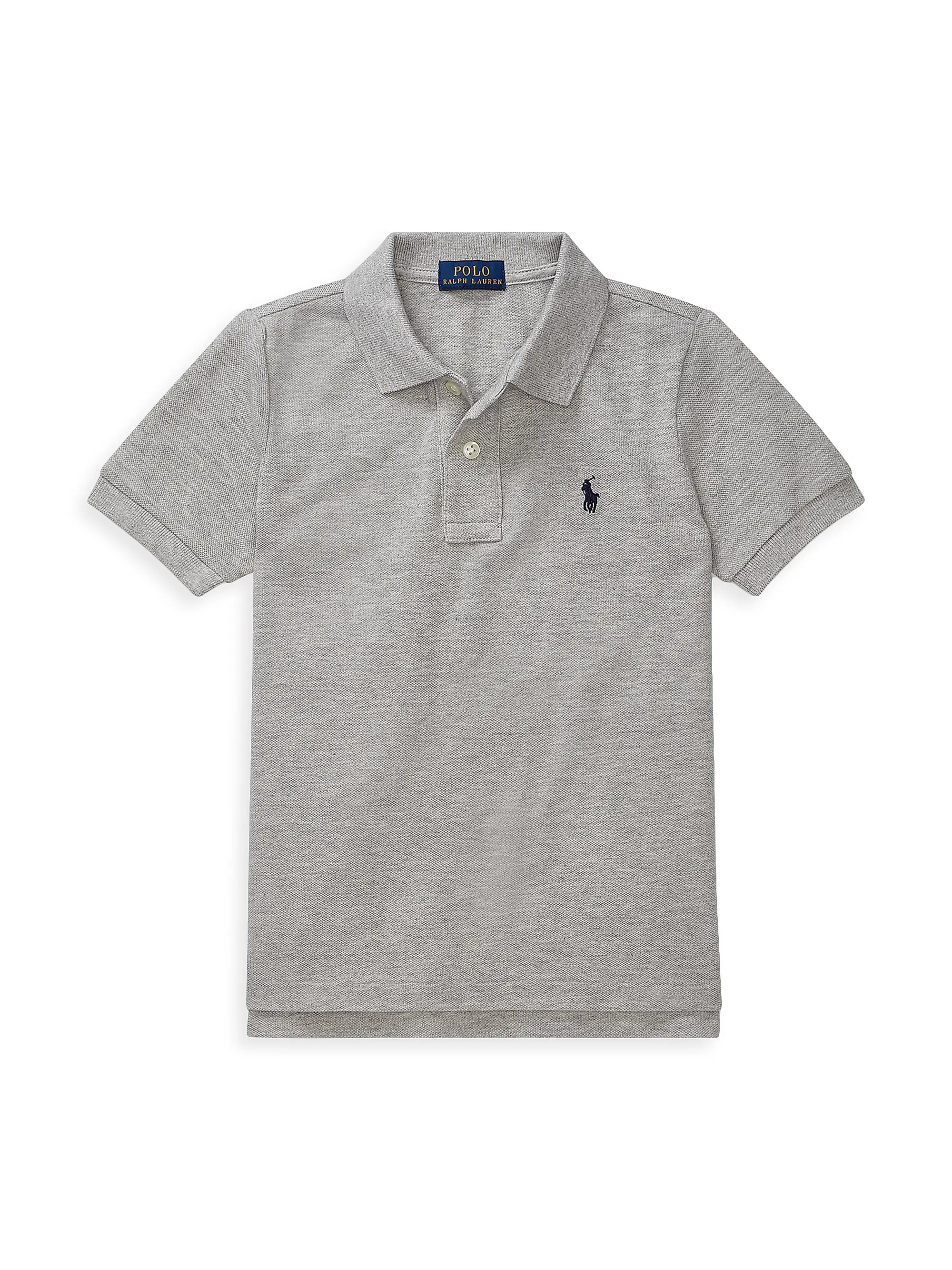 Little Boy's & Boy's Classic Mesh Knit Polo | Saks Fifth Avenue