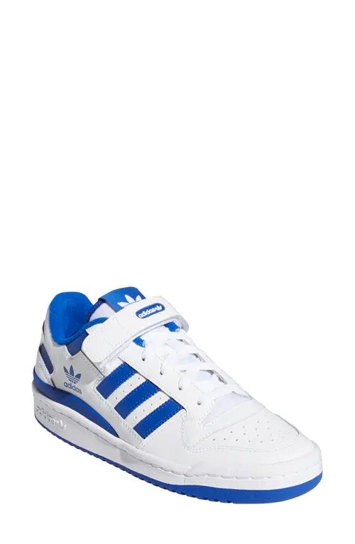 adidas Forum Low Sneaker in White/Team Royal Blue/White at Nordstrom, Size 5.5 | Nordstrom