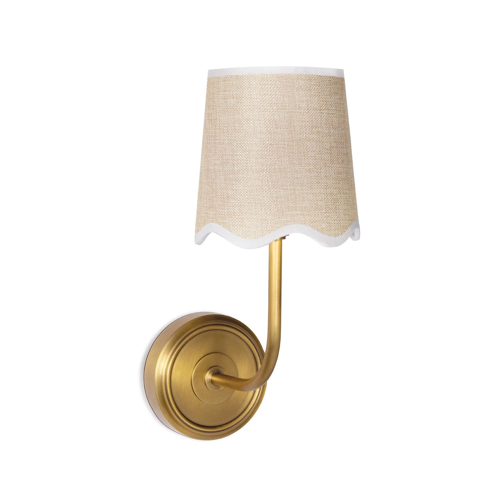 Coastal Living Ariel Sconce in Natural Brass | Brooke and Lou
