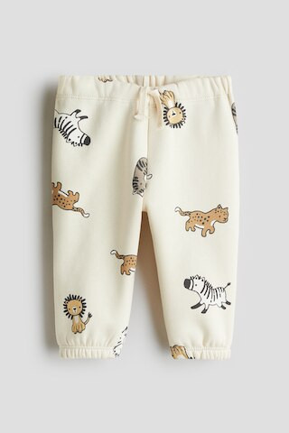 H & M - Brushed-Inside Sweatpant Joggers - Beige | H&M (US + CA)