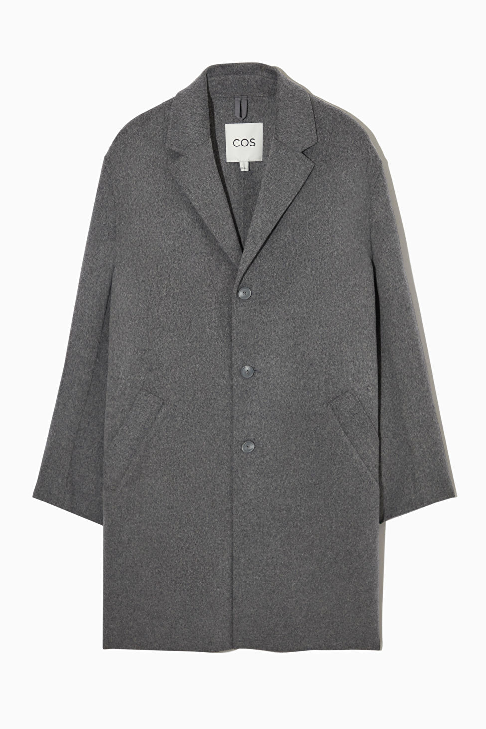 RELAXED-FIT DOUBLE-FACED WOOL COAT | COS UK