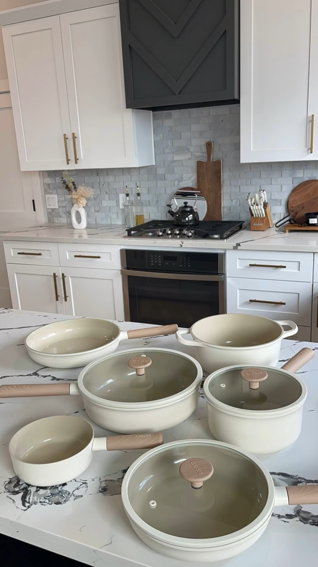 Ceramic cookware that’s nonstick, lightweight, aesthetic AND functional! I love this creamy off white color  Keep an eye out at  @SemiCrunchyAlwaysExtra on Instagram where we will be giving away a Carote cookware set with clear glass lids. 

Related: Gift guide gift ideas for home chefs, house warming gifts, wedding registry item, cooking and kitchen gear, gifts for him, gifts for her, gifts for them, family cooking

#LTKGiftGuide #LTKHoliday #LTKHome