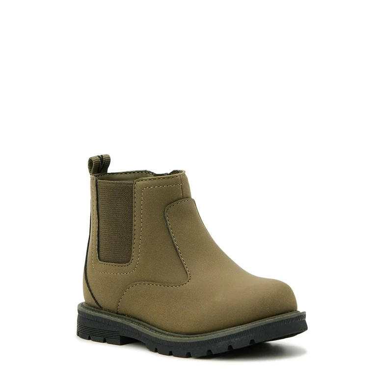 Wonder Nation Toddler Boys’ Chelsea Boots, Size 7-12 | Walmart (US)