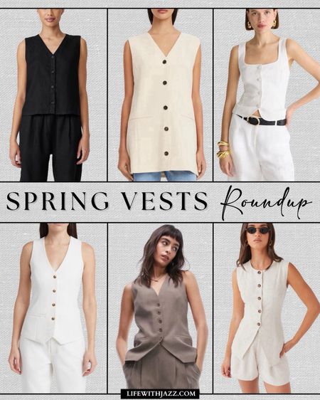 Rounding up some minimal spring vests! 

Spring style / vest / linen / minimal / neutral / casual / dressy / Eileen fisher / Nordstrom / Jcrew / top shop / workwear 

#LTKstyletip #LTKSeasonal